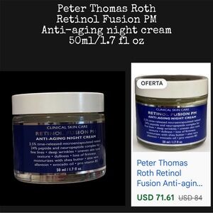 Peter Thomas Roth Retinol Fusion PM Anti-aging night Cream 50ml/1.6 fl oz